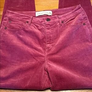 EUC Soft Surroundings Pants Corduroy thin wale 8